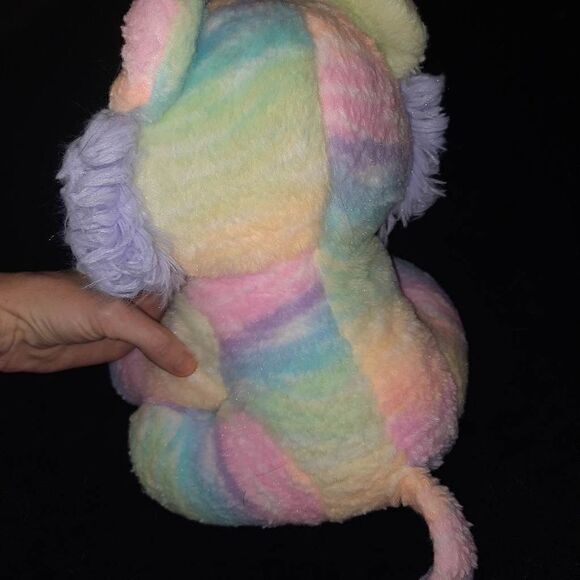 Stuffed Rainbow Bear  - Picture 3 of 4